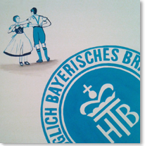 Herzoglich Bayerisches Brauhaus: Acryl, 35x35cm